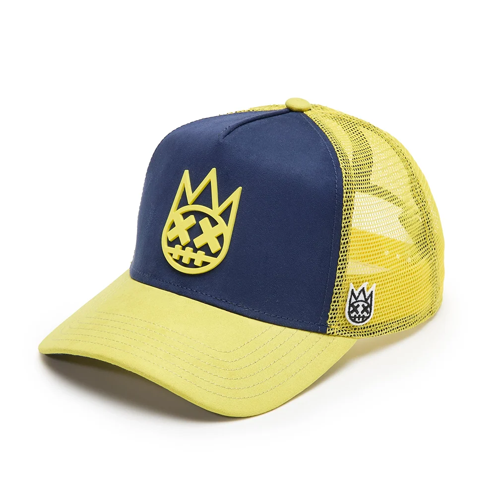 Cult's Logo Mesh Back Trucker Hat "Shimuchan" in Midnight Blue - Image 2