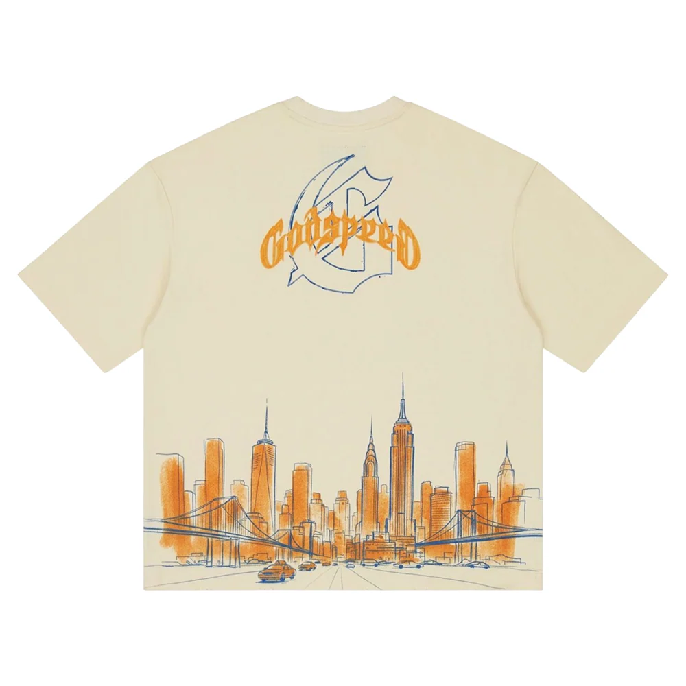 Godspeed New York Skyline T Shirt - Image 2
