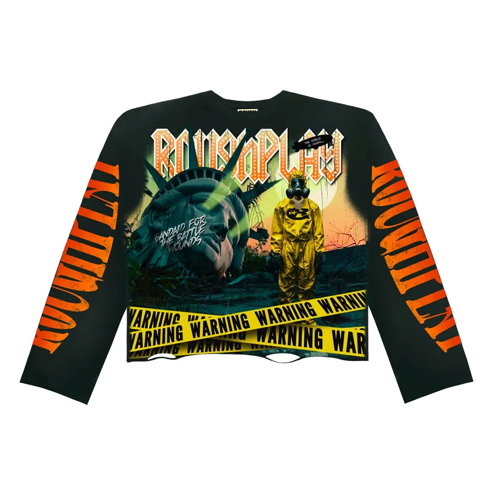Rough Play Warning Long Sleeve Shirt