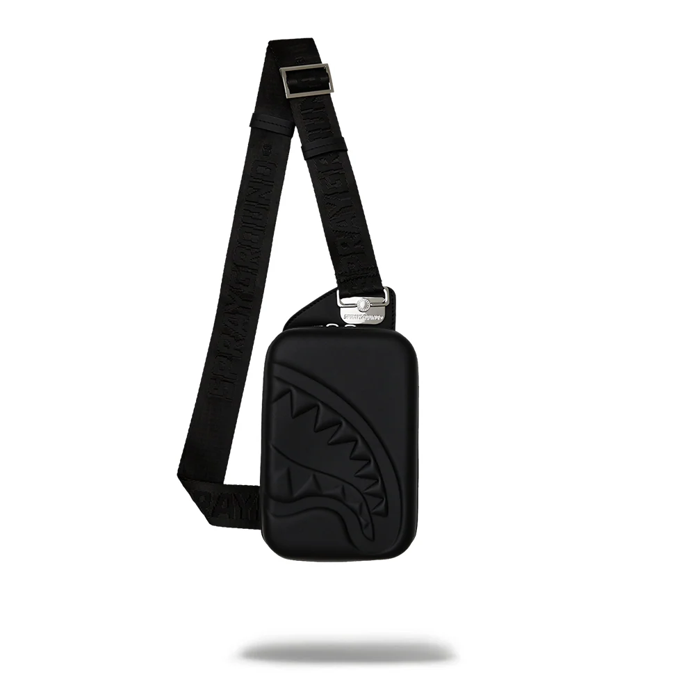 Sprayground Printed Zipper Hard-shell Sling
